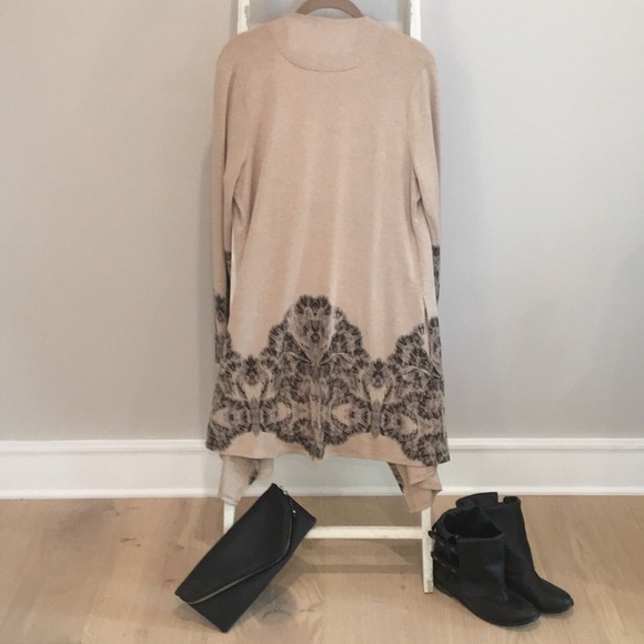 HP 🎉 Luxuriously Soft Cardigan with Lace Design - Picture 3 of 6